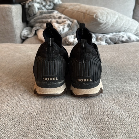 Sorel Women's Kinetic Sneak Boots, Black White - Picture 5 of 7